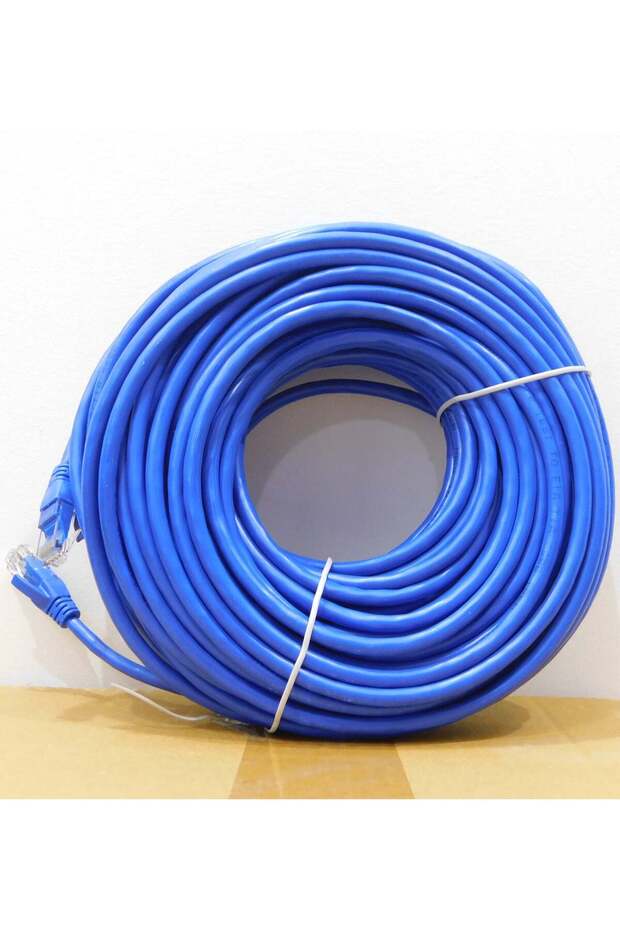 كابل شبكة إيثرنت Cat 6 عالي الجودة، 10 أمتار، أزرق