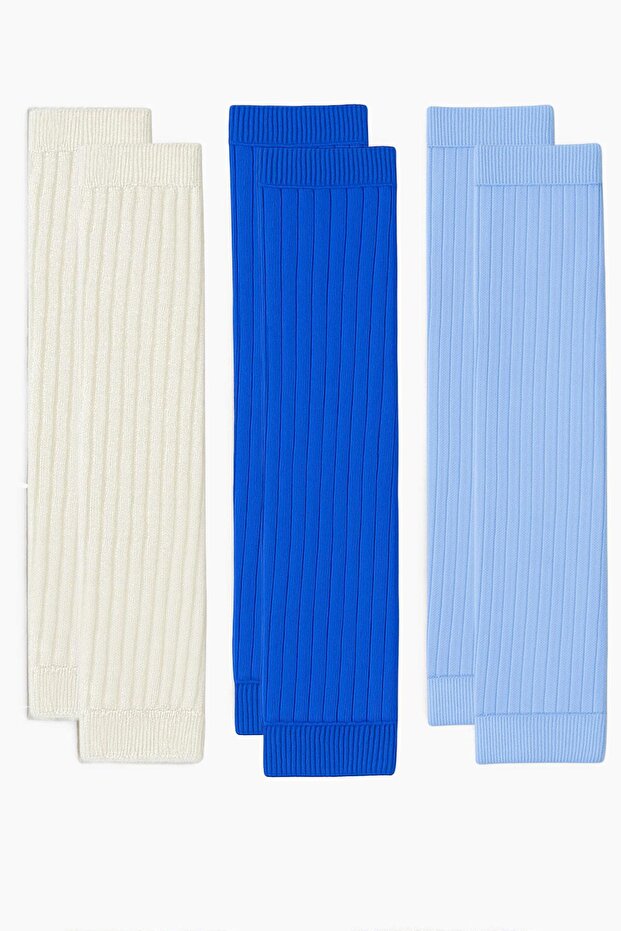 3 Çift Basic Kalın Pamuk Karışımlı Tozluk - 1