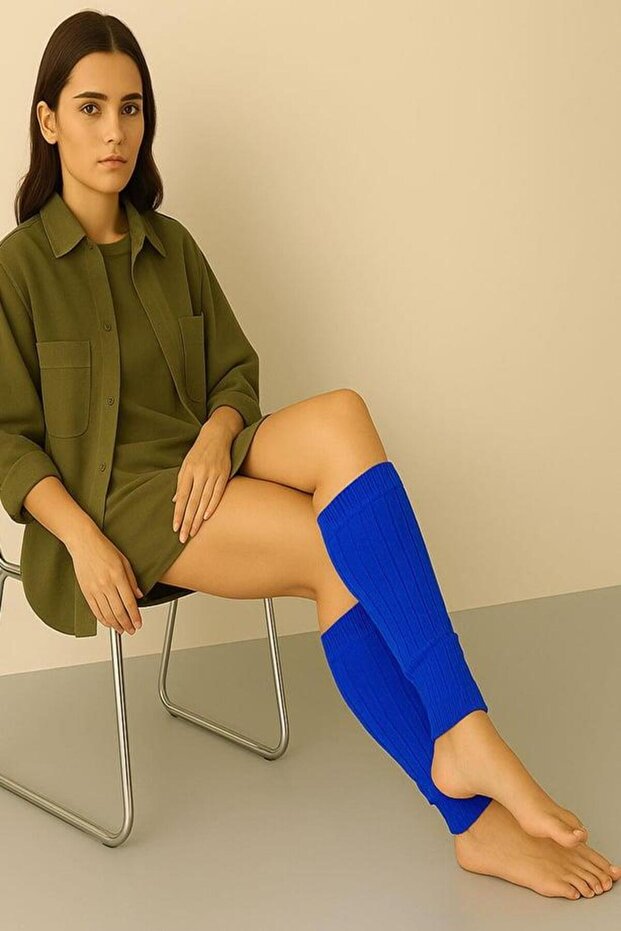 3 Çift Basic Kalın Pamuk Karışımlı Tozluk - 6