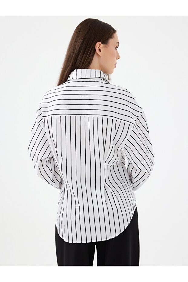 Oversize Kadın Gömlek U.kol - 3