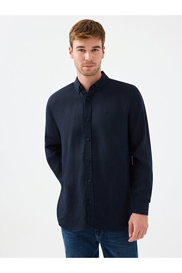 Regular Fit Erkek Gömlek U.kol - 1