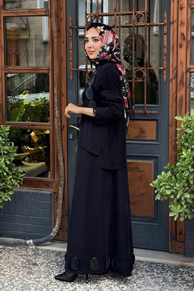 Elbise W-6912 Siyah - 2