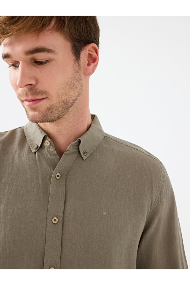 Regular Fit Erkek Gömlek U.kol - 4