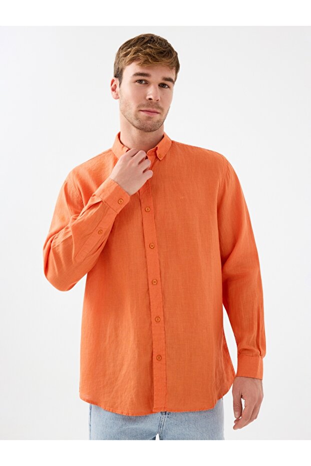 Regular Fit Erkek Gömlek U.kol - 1