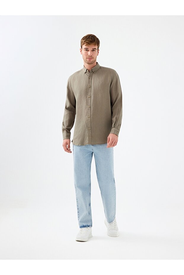 Regular Fit Erkek Gömlek U.kol - 2