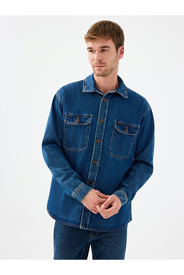 Oversize Erkek Gömlek U.kol - 1