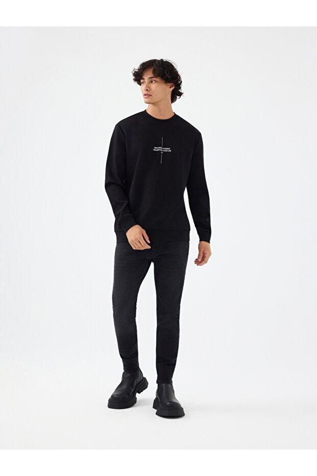Regular Fit Erkek Sweatshirt - 2