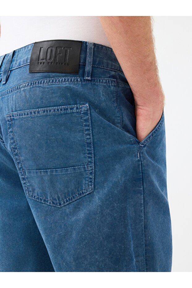 Straight Fit Erkek Şort - 6