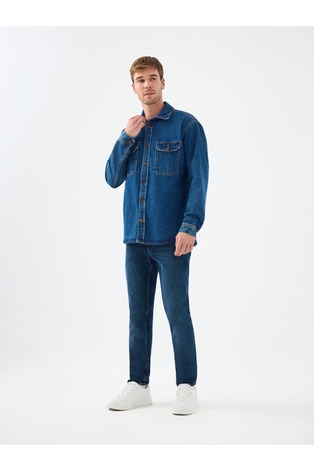 Oversize Erkek Gömlek U.kol - 2