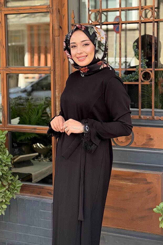 Elbise 38823 Siyah - 3
