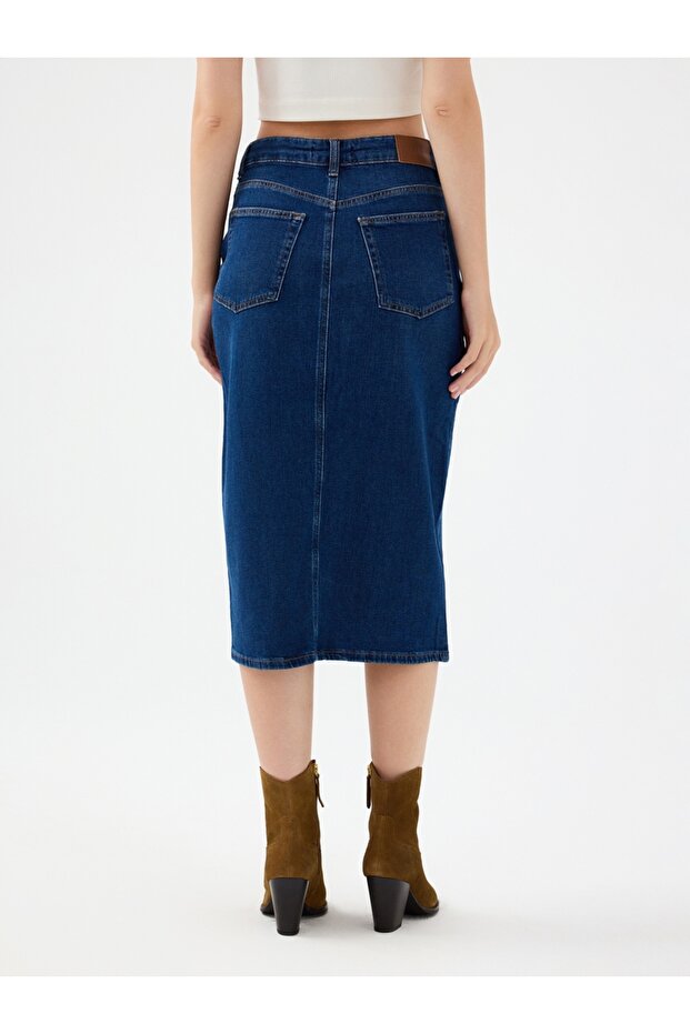 Slim Fit Kadın Etek - 3