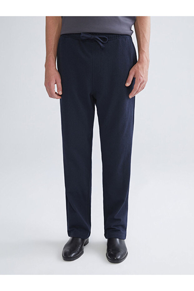 Sparkling Choices from Shining Store |   Standard Fit Men's Textured Trousers - 2