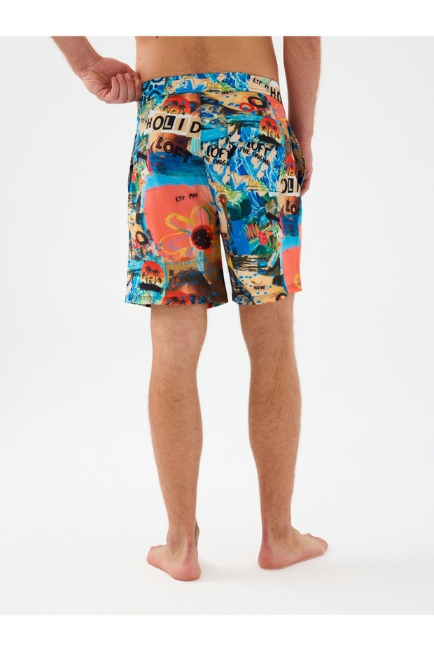 Regular Fit Erkek Deniz Şortu - 3