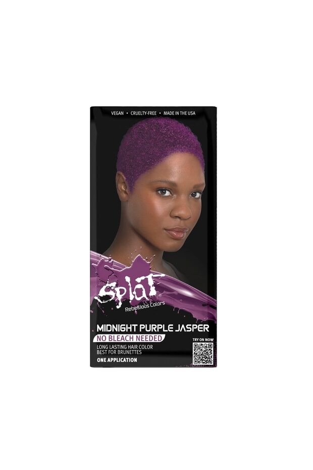 Midnight Purple Jasper Semi-Permanent Hair Dye Kit, Vegan, No Bleach Required