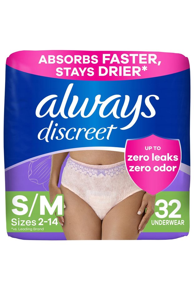 Adult Incontinence Underwear for Women, Small/Medium, 32 Count