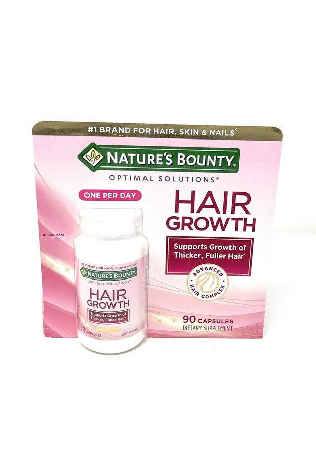 Hair Growth Supplement, Clinically Shown for Thicker, Fuller Hair, with Biotin, 90 Capsules