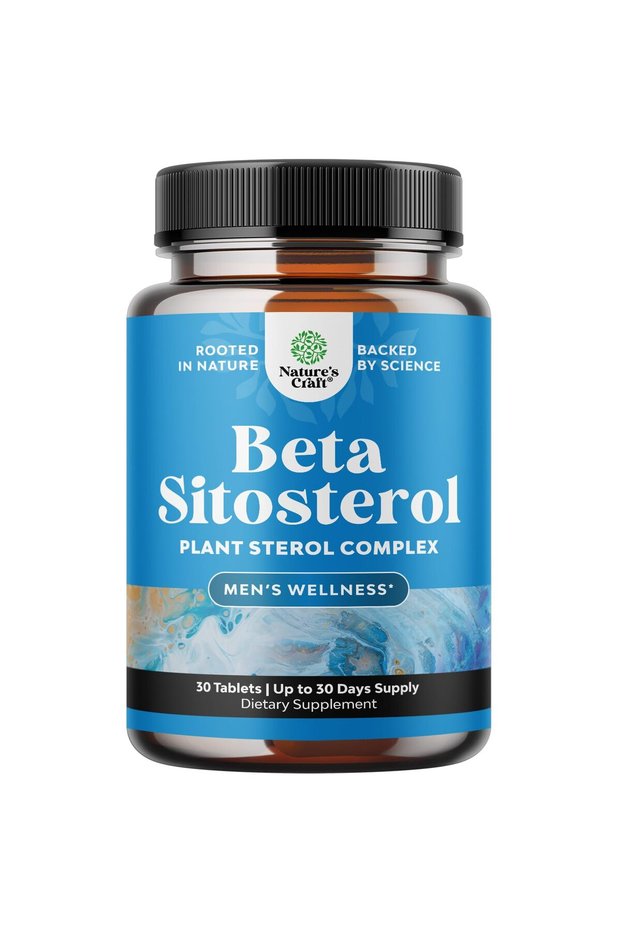 Plant Sterols Complex with Beta Sitosterol - 500mg for Heart & Health - 30 Tablets
