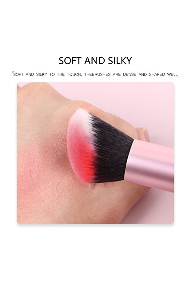 Sculpting Brush, For Contouring and Defining Facial Features, Defines Cheek Hallows, Pink, 1 Count - 5