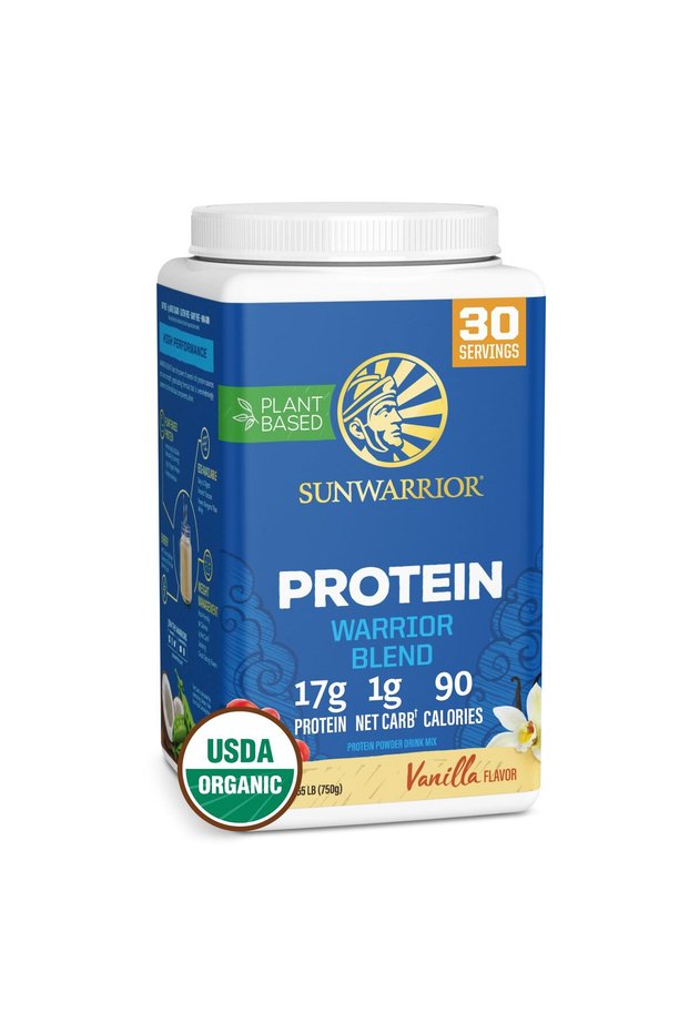 Warrior Blend Organic Vegan Protein Powder Vanilla 30 Servings