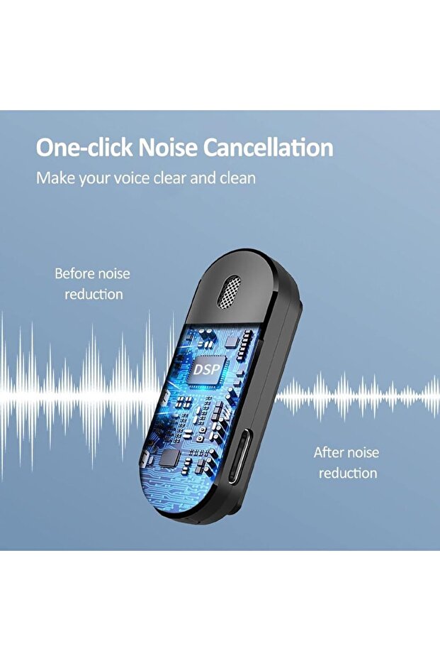 مجموعة ميكروفون لافاليير لاسلكي مزدوج لأجهزة iPhone وAndroid، قابلة للتوصيل والتشغيل، مجموعة تسجيل فيديو - 6