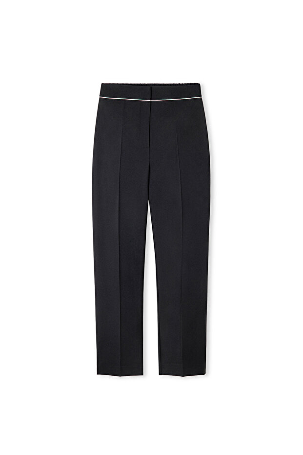 Kontrast biyeli pantolon - 3