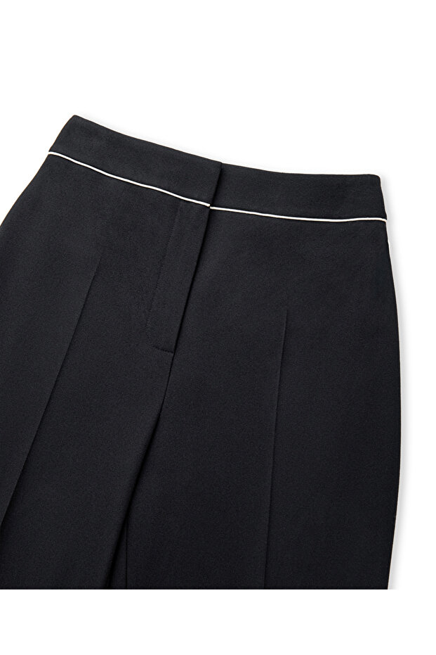 Kontrast biyeli pantolon - 4