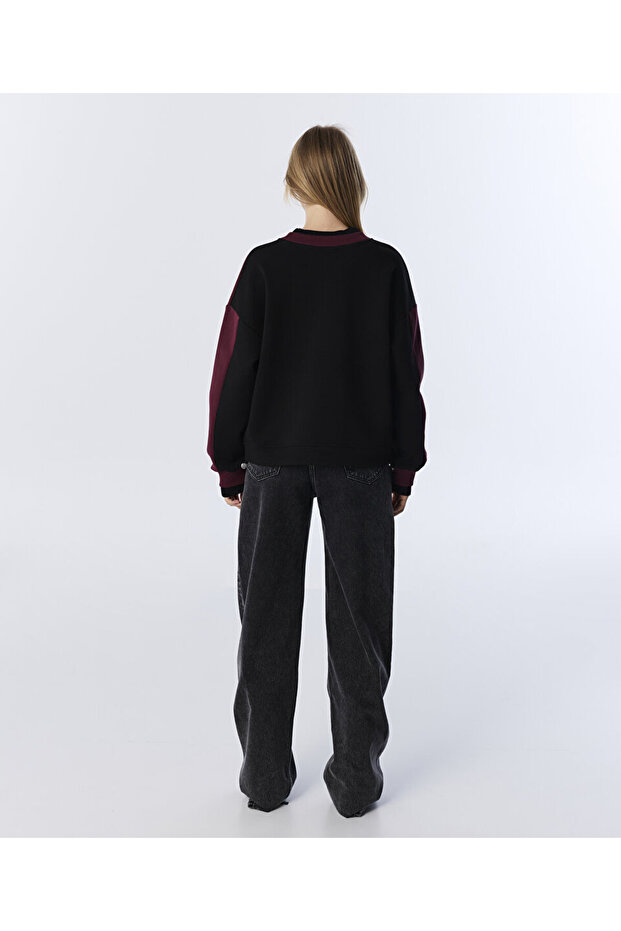 COLORBLOCK PATCH'Lİ SWEATSHIRT - 6