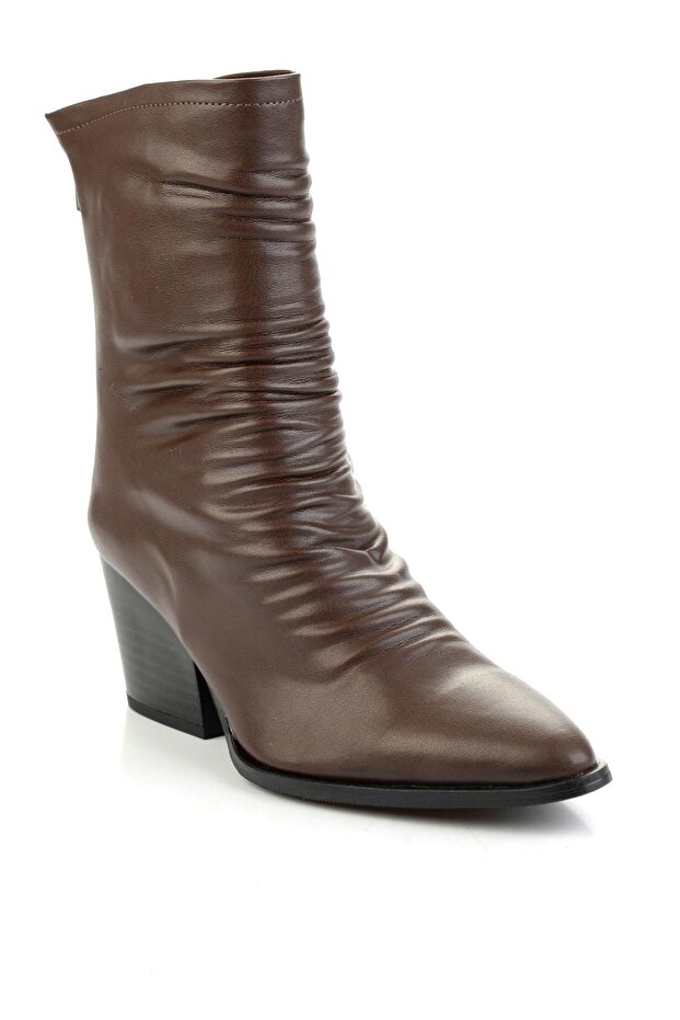 Kahve Kadın Bot & Bootie K02824200909 - 2