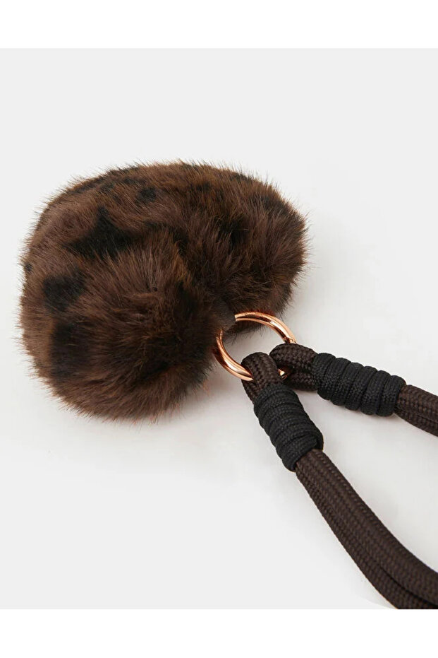 Leopar Kalp Çanta Charmı - 3