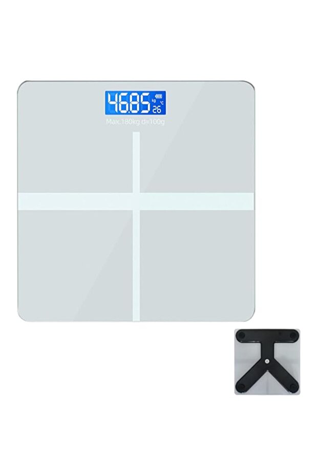 Wesoke Digital Bathroom Scale for Body Weight, Highly Accurate Rechargeable Scale, High Precision Bo