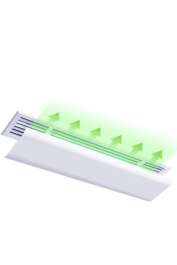 THE WHITE SHOP Air Outlet Direct Blowing Baffle Wind Guide Cover for Home/Office/43cm Adjustable AC