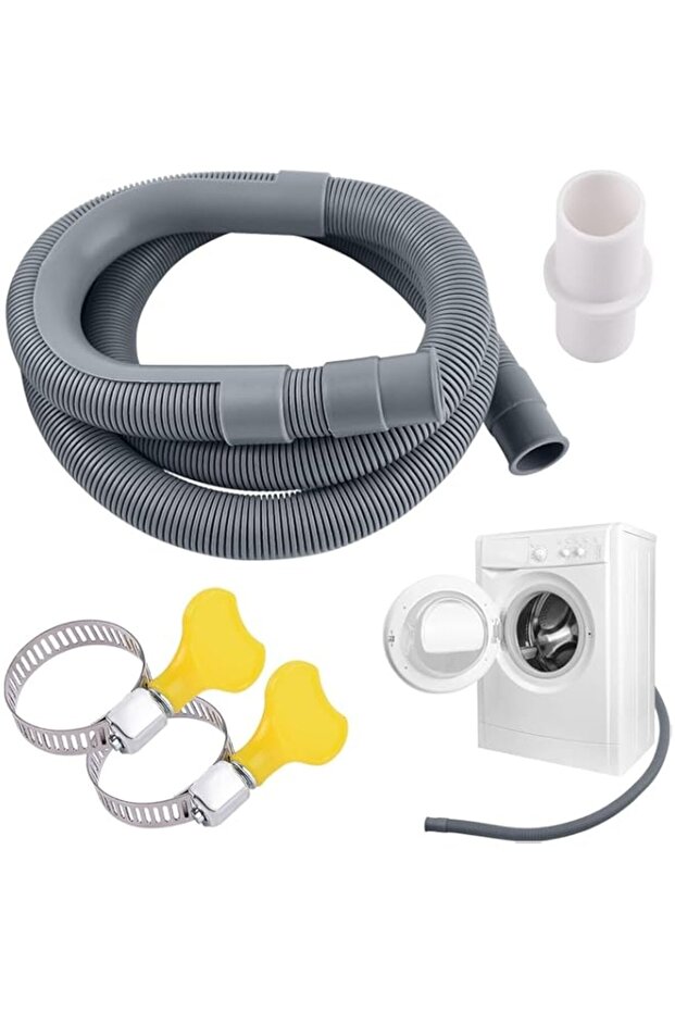 Khazna Universal Drain Hose Extension Pipe Kit, Washing Machine Hose Extension, Replacement Drain Ho
