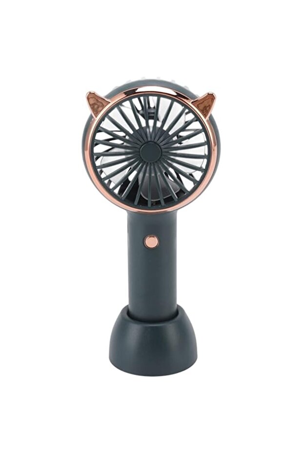 Sorandy Cat Ears Mini Handheld Fan, Small Portable, Strong Wind Power, with USB Rechargeable 600mAh