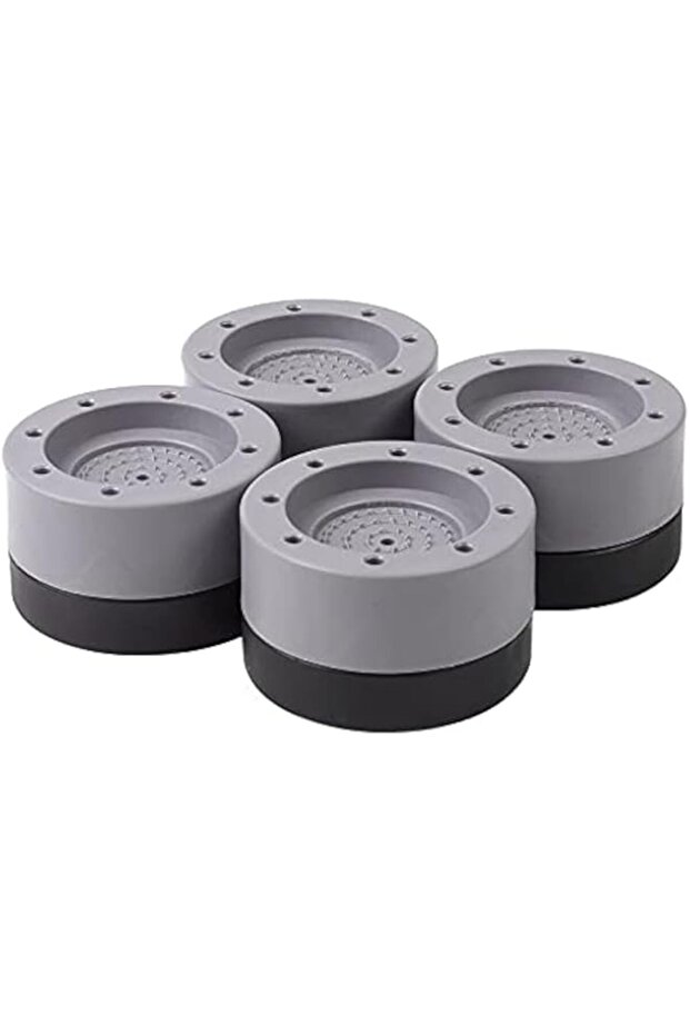 NOAMSASE 4 PCS Washer Dryer Anti Vibration Pads with Suction Cup Feet, Fridge Washing Machine Leveli