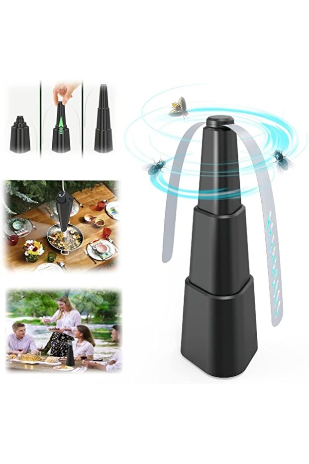 MAKINGTEC Fly Repellent Fan for Tables, Portable Picnic Table Fan for Indoor Outdoor Keep Deter Flie