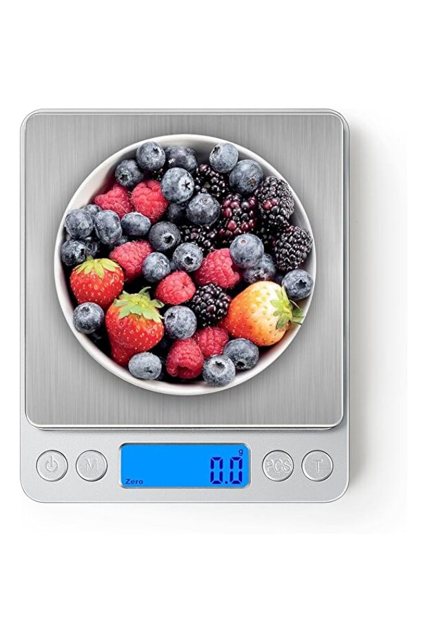 YumLock Mini Digital Scale 2000G/0.1G - Portable LCD Electronic Kitchen Weighing Scale