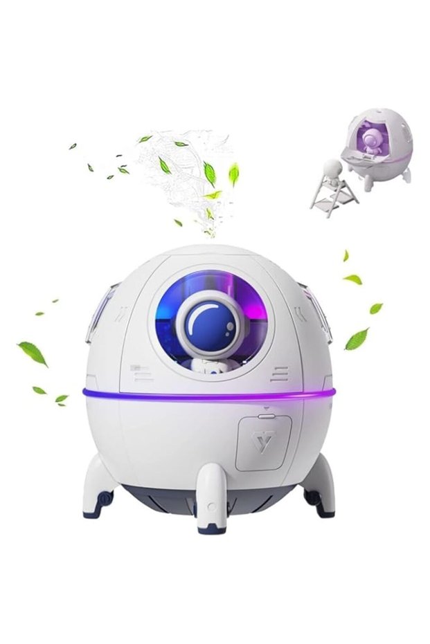 Pretocter Mini Humidifier for Bedroom, Portable Cute Essential Oil Diffuser, LED Colorful Night Ligh