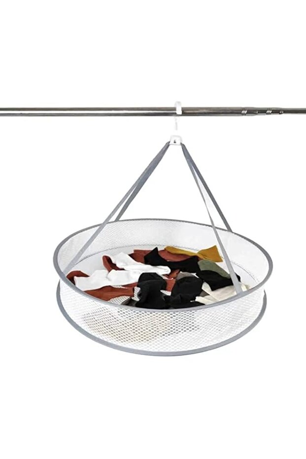 LIANJIN Drying Hanger Clothes Racks Foldable, Prevent Clothes from Deforming, Laundry Basket for Und