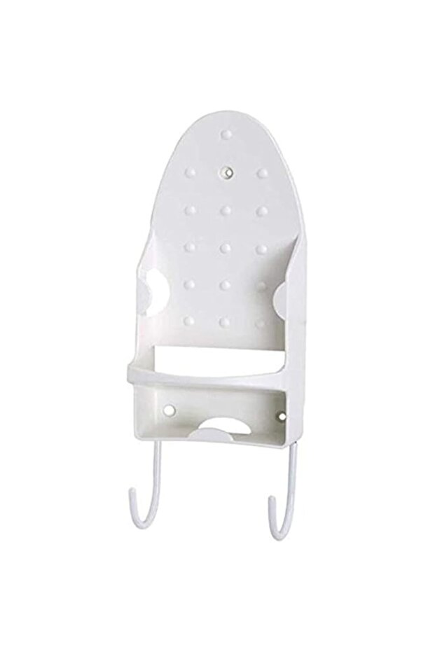 Xiaolanwelc Wall Mounted Storage Organizer Iron Stand (White)