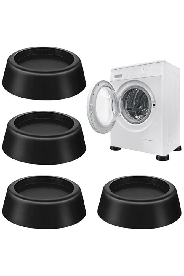 NALACAL 4-Pack Anti-Vibration Pads for Washing Machine, Support Stand Mat, Rubber Shock Absorber for