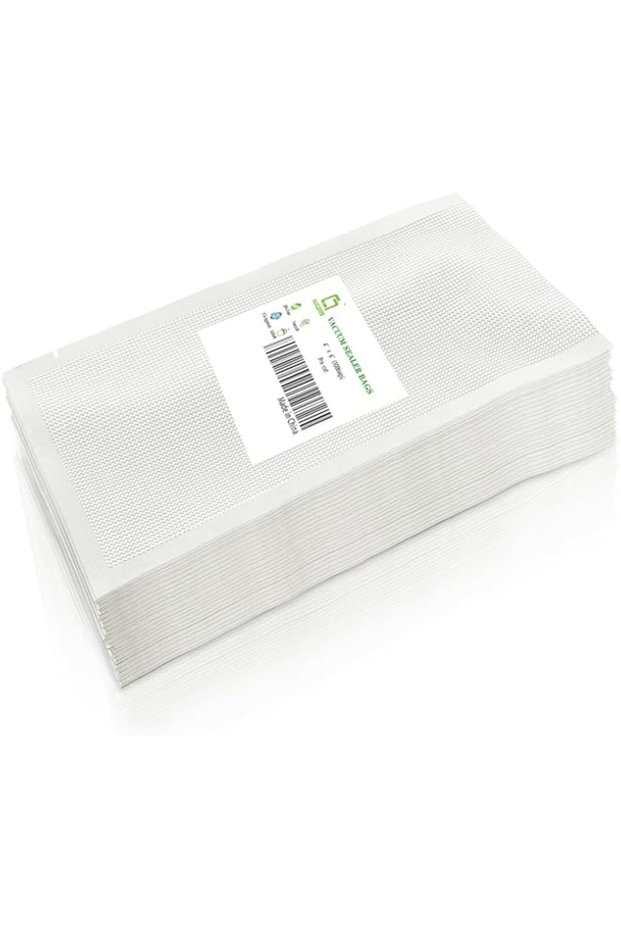 CANLENPK 4×6 Inch/10x15cm Vacuum Seal Bags, Vacuum Sealer Bags,Quart Commercial Grade Precut Bags,