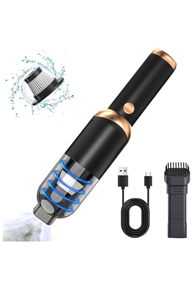 Necomi Portable Mini Car Vacuum Cleaner, Cordless Handheld Car Vacuum Cleaner, 13000Pa Super Suction