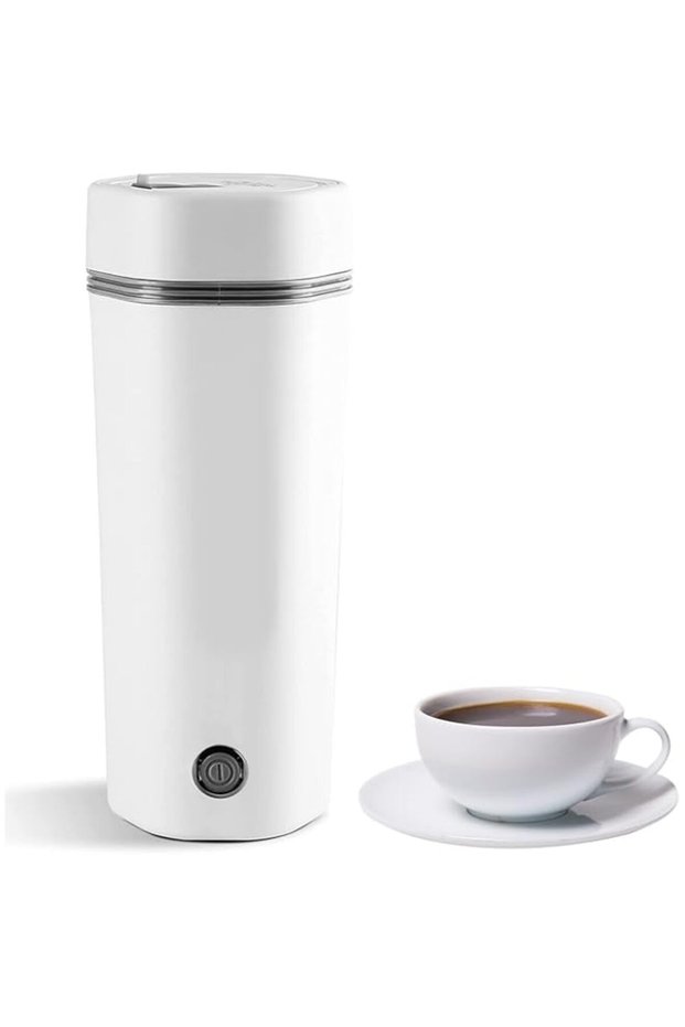 Angju Portable Electric Kettle for Travel, Travel Kettle Electric Small Stainless Steel, Portable Fa
