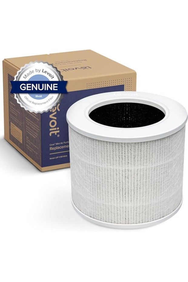 LEVOIT Core Mini Air Purifier Replacement Filter, 3-in-1, High-Efficiency Activated Carbon, Core Min