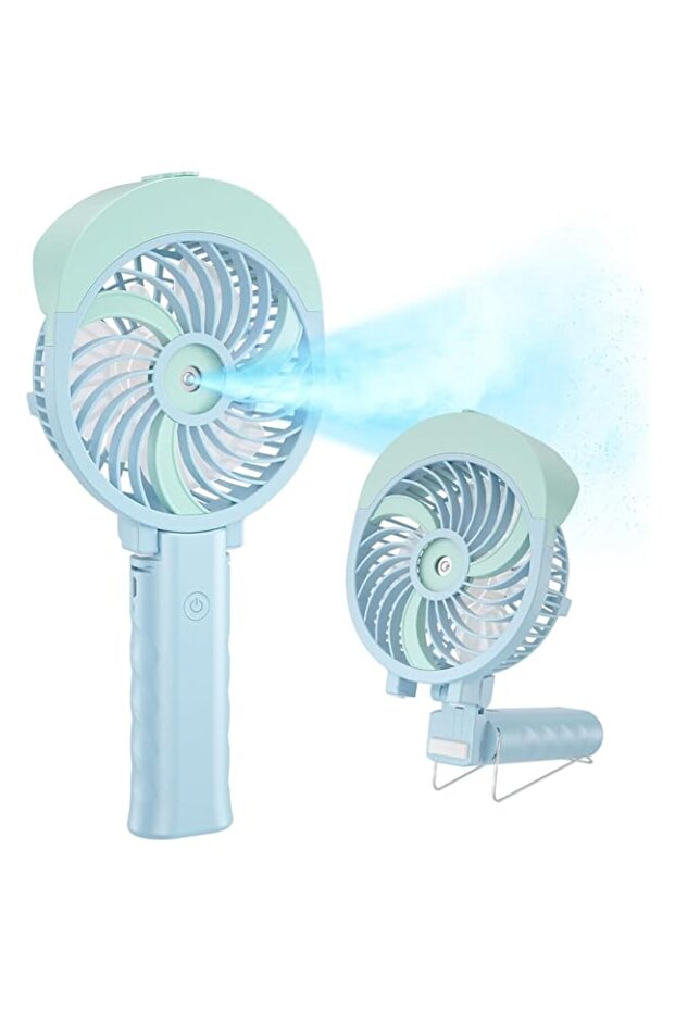 HandFan Personal Misting Fan, 55ml Large Water Tank, Poratable Handheld Rechargeable Mister Fan, Bat