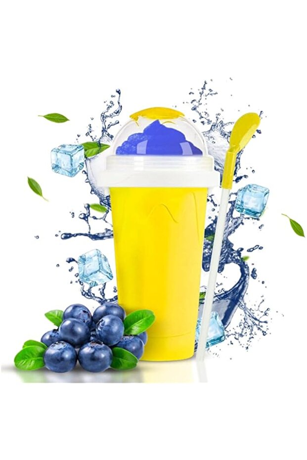 Benlight Slushie Maker Cup, Travel Portable Double Layer Magic Quick Frozen Smoothies Cup, Slushie C