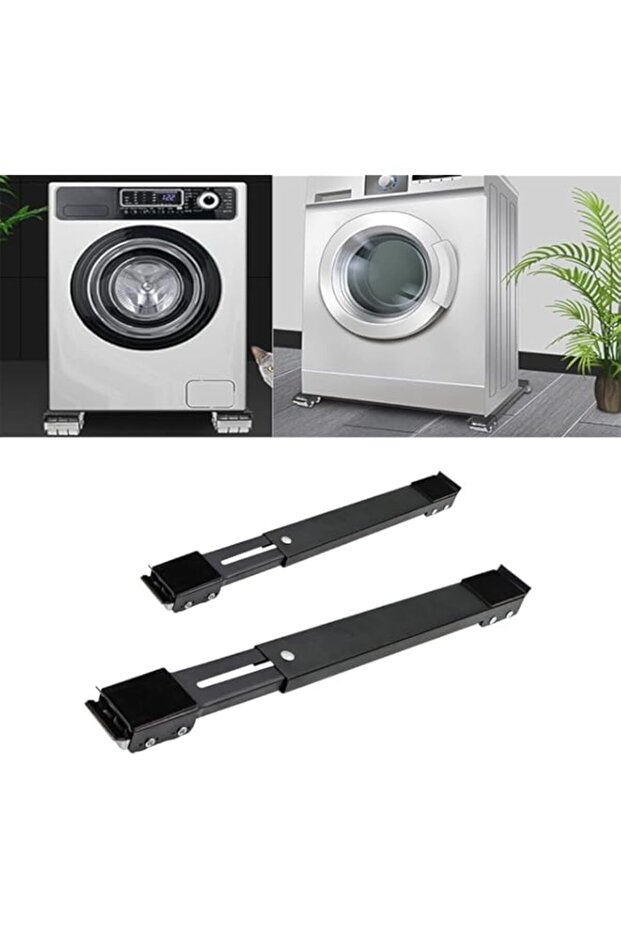 Azonee Furniture Appliance Rollers, Extensible Washing Machine Base Mobile Wheels, Mover Tools with