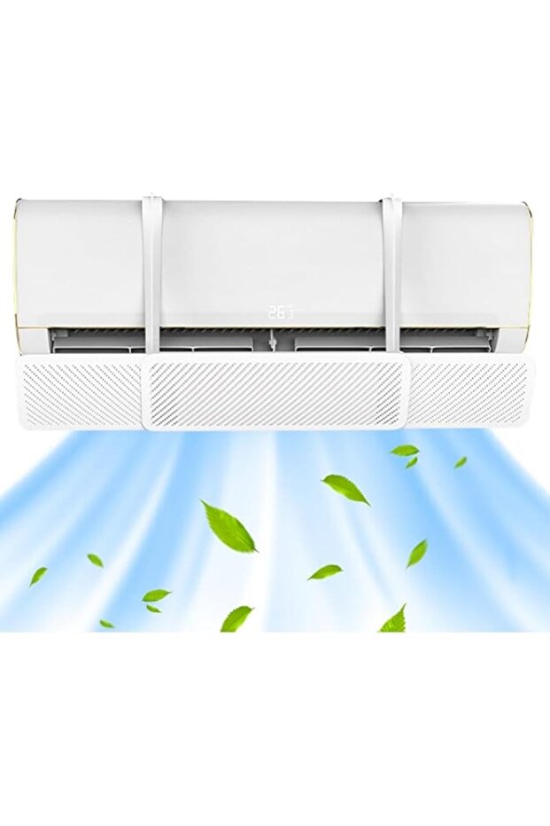 Aputue Air Conditioner Deflector, Anti-Direct Blowing Baffle Windshield, Adjustable AC air Deflector