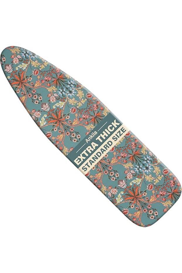 Ankila Ironing Board Cover, 135 * 56cm Inch Standard Ironing Board Cover with Elastic Edge and Hook