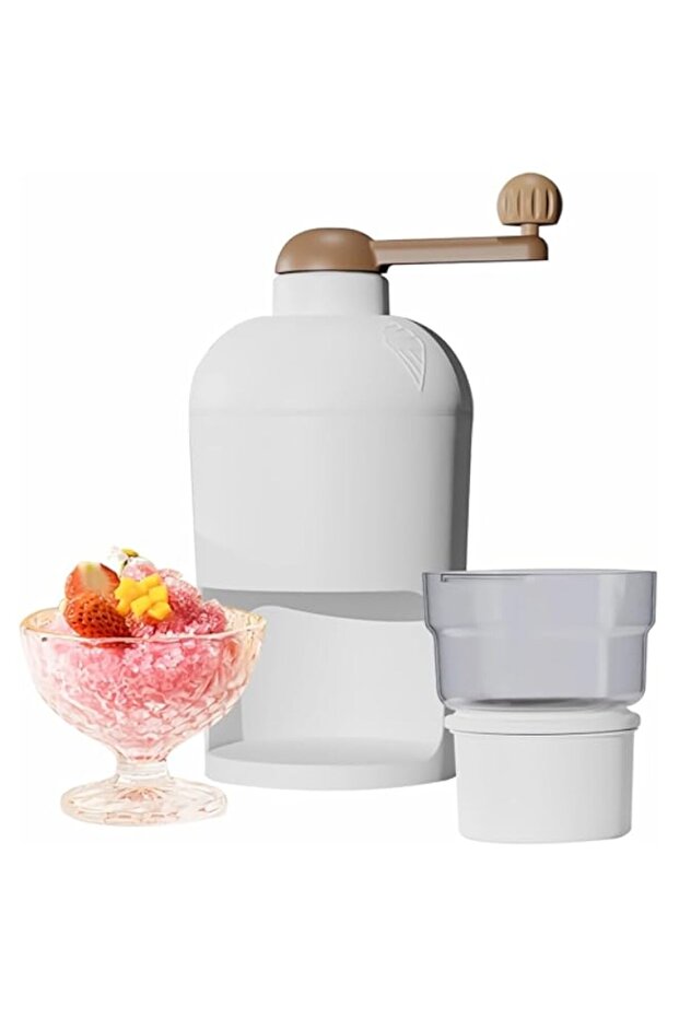YJ&Z Shaved Ice Machine Snow Cone Machine, Slushy Maker Machine, Portable Crusher with Free Cube Tra